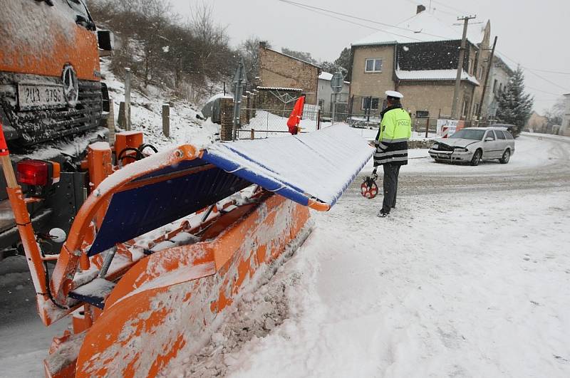 Dopravní nehoda v Žalhosticích, pondělí 27.1.2014