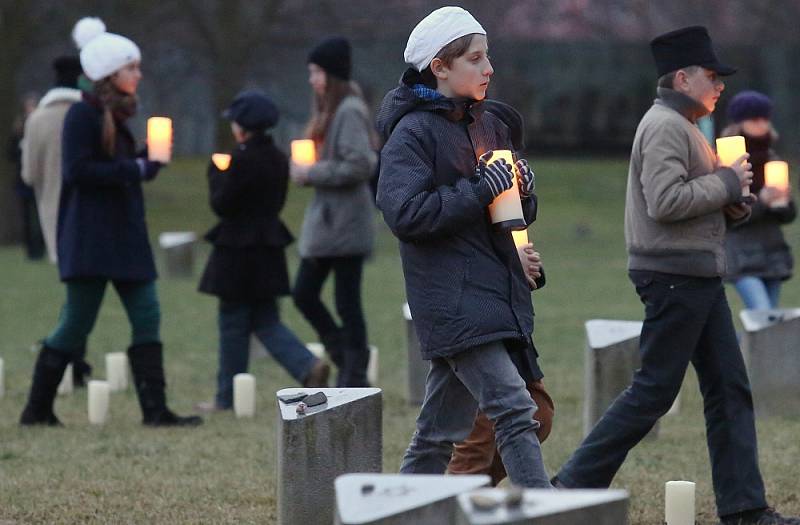 Pietní akce k uctění mezinárodního Dne památky obětí holocaustu v Terezíně 