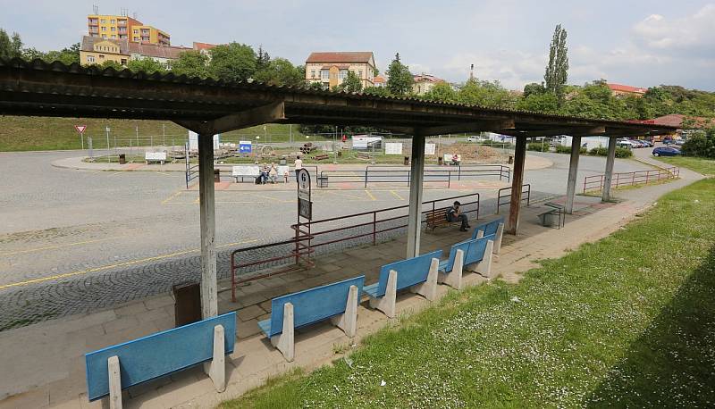 Oprava autobusového nádraží v Litoměřicích pokračuje