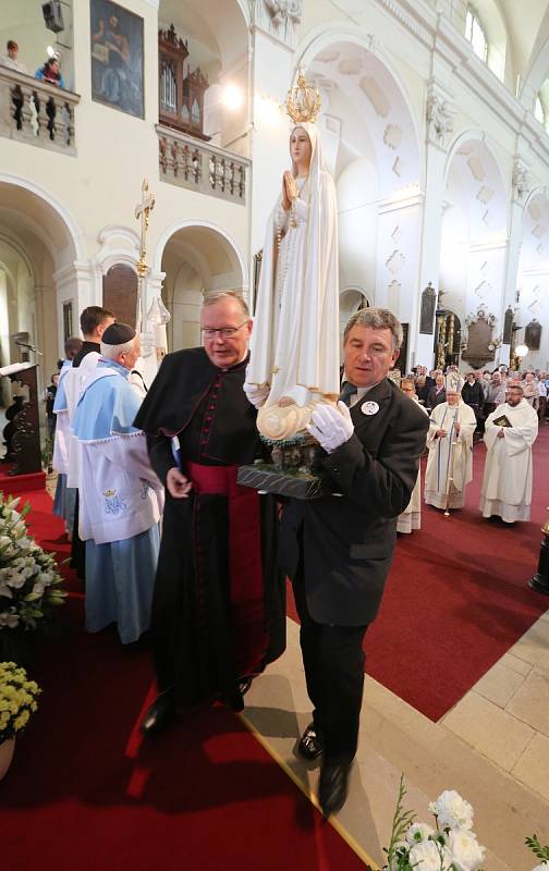 Milostná socha Panny Marie Fatimské zavítala do Litoměřic.