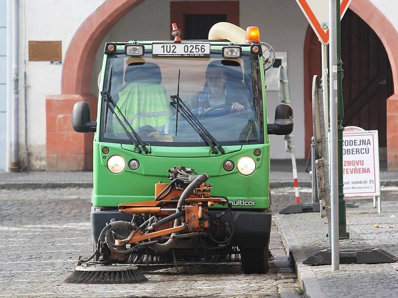 Úklid ulic v Litoměřicích