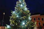Vánoční strom v Roudnici nad Labem