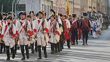 Josefínské slavnosti 2013, sobota dopoledne - slavnostní přehlídka vojsk