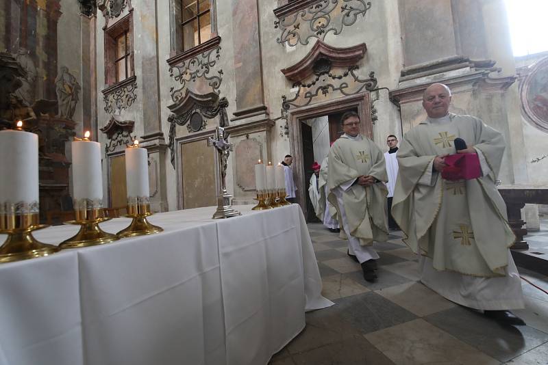 Poutní slavnost ke svátku Zvěstování Páně v jezuitském kostele Zvěstování Panny Marie v Litoměřicích