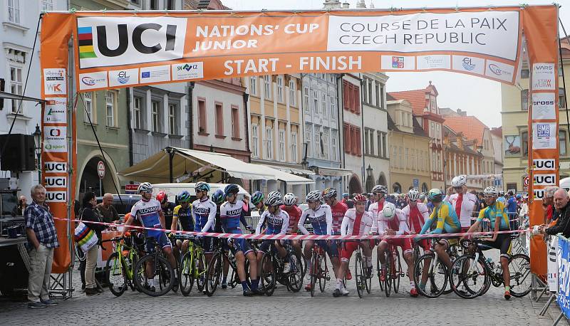 Závod míru juniorů 2018 - první etapa. Čtvrtek 3. května.