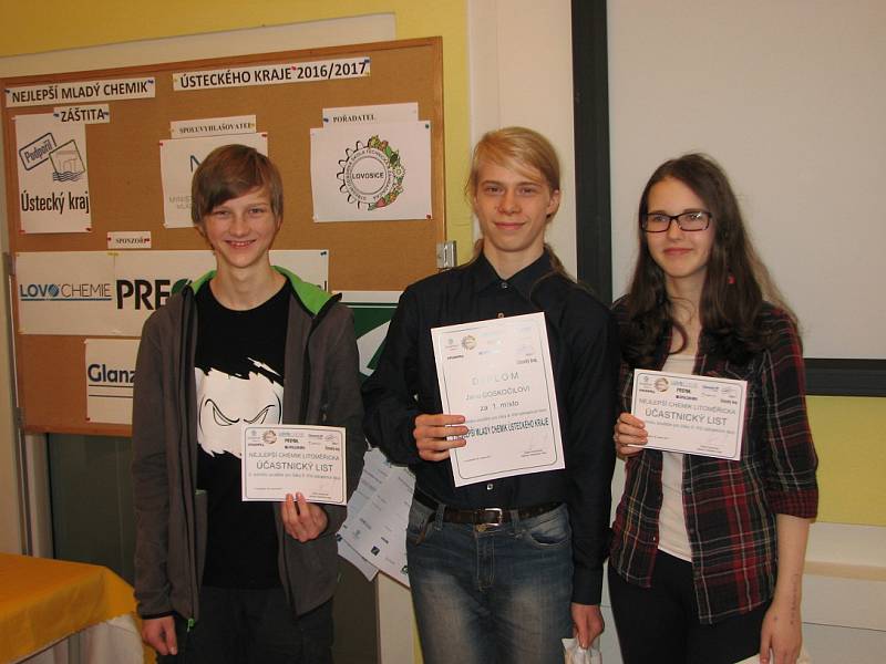 V Lovosicích byli oceněni mladí chemici