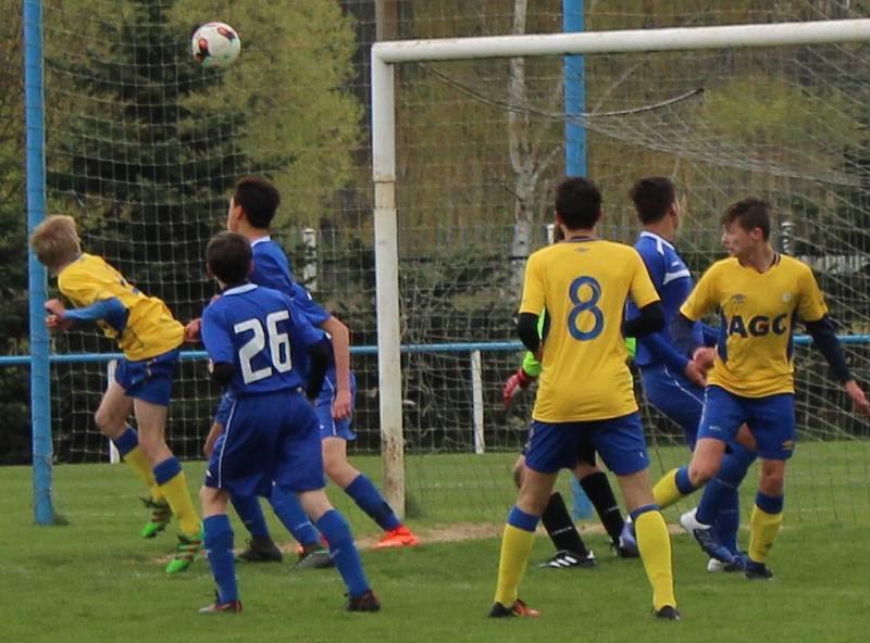 Na roudnickém trávníku porazili fotbalisté FK Teplice U14 americký výběr 4:0. 