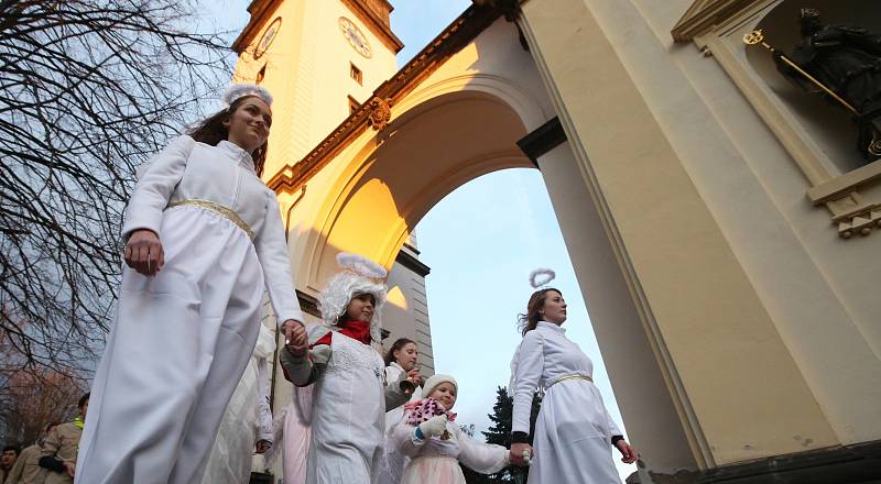 Živý betlém na Dómském pahorku v Litoměřicích