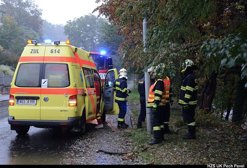 Středeční nehoda BMW v Litoměřicích