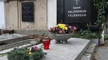 Hrob Felixe Holzmanna na litoměřickém hřbitově.