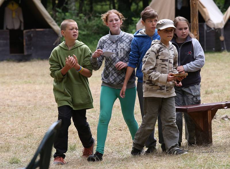 Nedaleko Velemína se nachází oblíbený skautský tábor