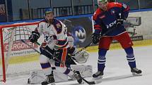Hokejový zápas mezi Litoměřicemi a Třebíčí, Chance liga 2019/2020