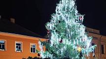 Vánoční strom v Třebenicích