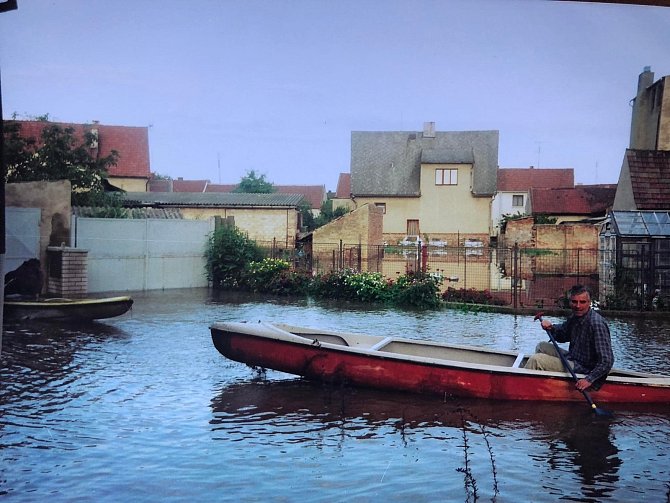 Dobříň u Roudnice nad Labem, povodně 2002
