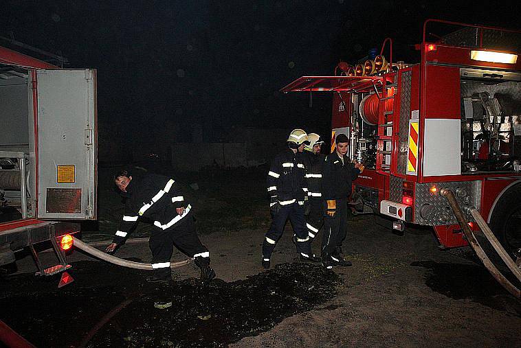 Nedělní požár v Sulejovicích
