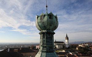 Věž Kalich na litoměřické radnici. Archivní foto