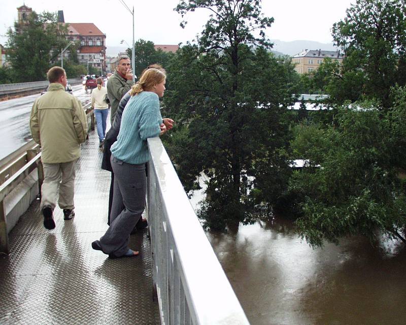 Povodeň v roce 2002 na Litoměřicku.