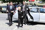 Madeleine Albrightová navštívila i Litoměřice.