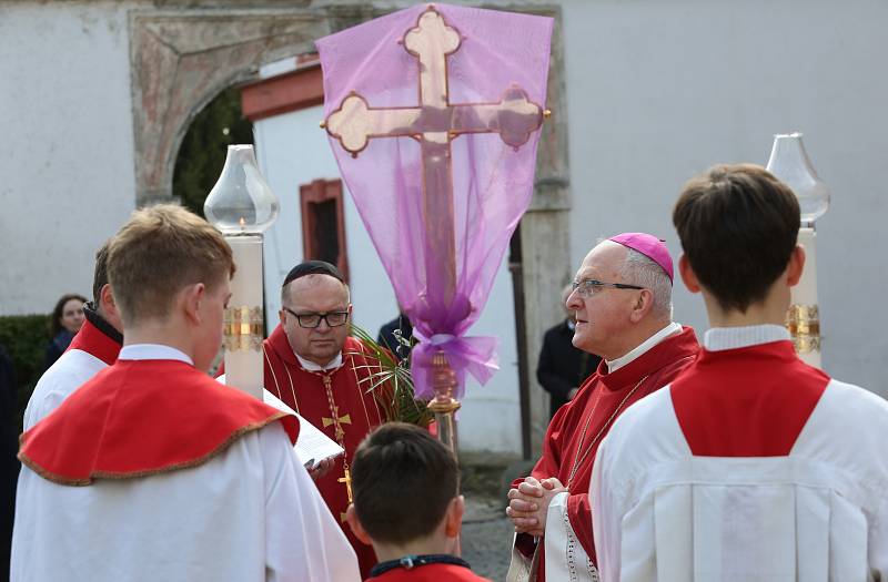 Litoměřice, církev, velikonoce, Květná neděle,