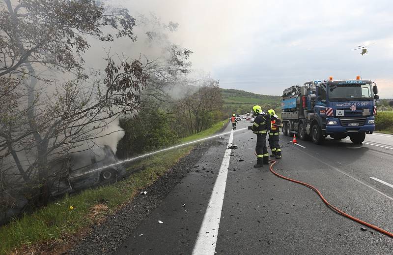 Dopravní nehoda u Třebenic