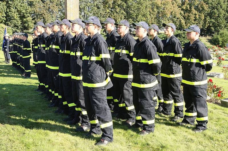 Přísaha nových hasičů v Terezíně