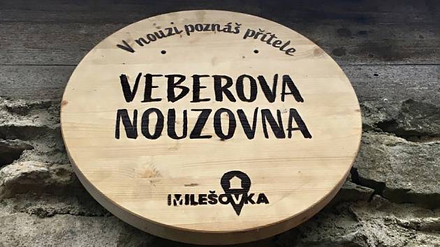 Veberova nouzovna na Milešovce