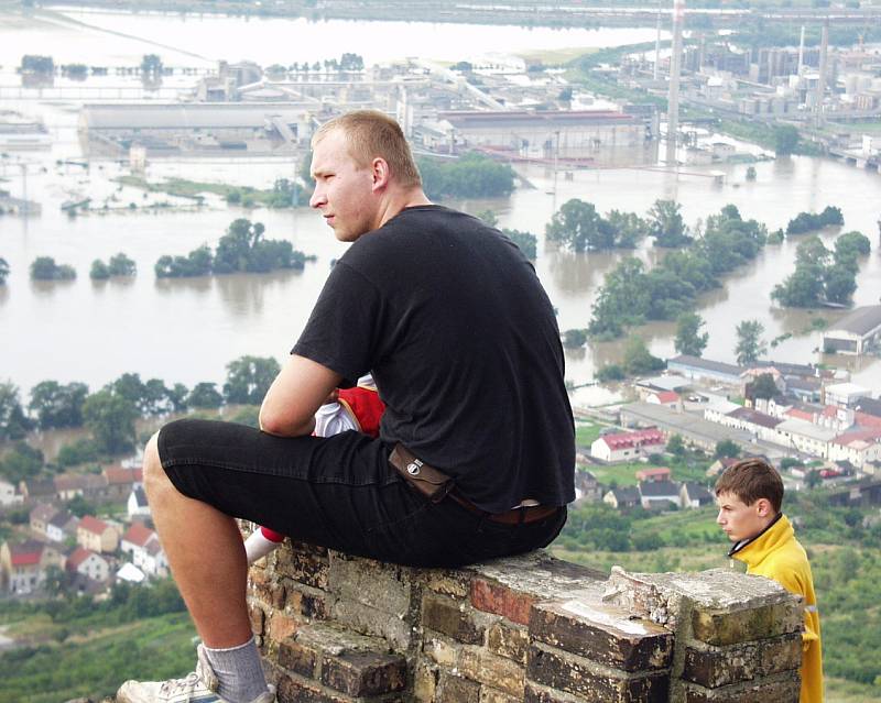 Povodeň v roce 2002 na Litoměřicku.