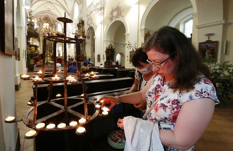 Noc kostelů v Litoměřicích v kostele sv. Ludmily, jezuitském kostele a kostele Všech svatých na Mírovém náměstí.