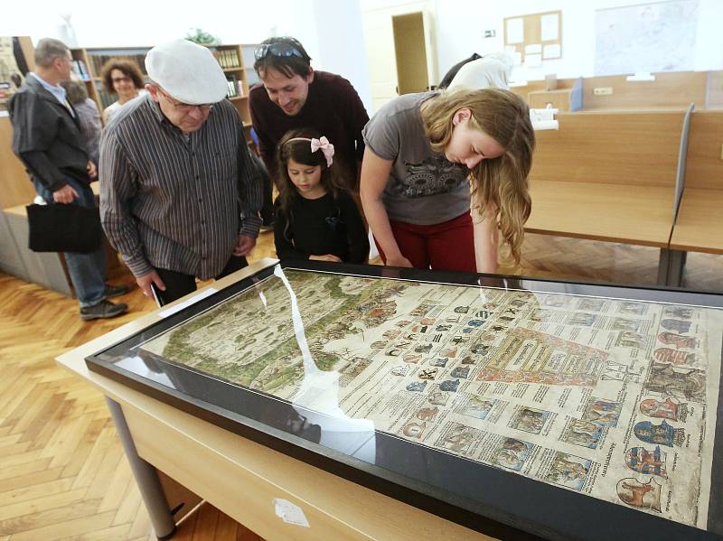 Ve studovně Státního oblastního archivu v Litoměřicích byla na jeden den vystavena Klaudyánova mapa, která slaví letos 500 let od vzniku. Mapu mohli zhlédnout nejenom účastníci konference, ale i zájemci z řad veřejnosti.