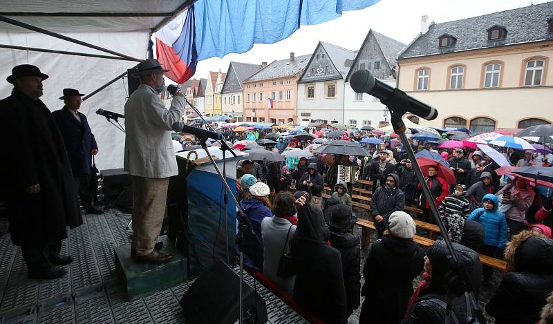 Den řemesel v Úštěku probíhal v duchu 1. republiky.