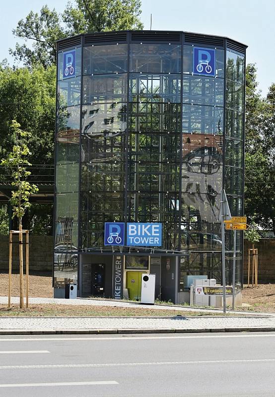 Biketower čili Cyklověž v Litoměřicích