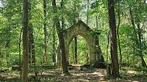 Brána ze světa živých do říše mrtvých uprostřed lesa.
