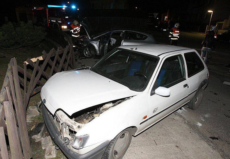Nehoda v Lovosicích, čtvrtek 24. března večer.