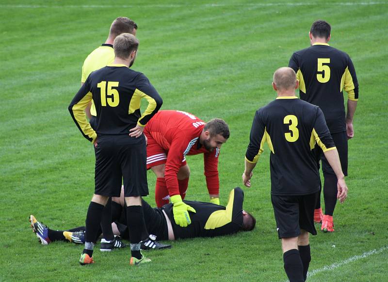 Fotbal, I. A třída, Roudnice - Chuderov.