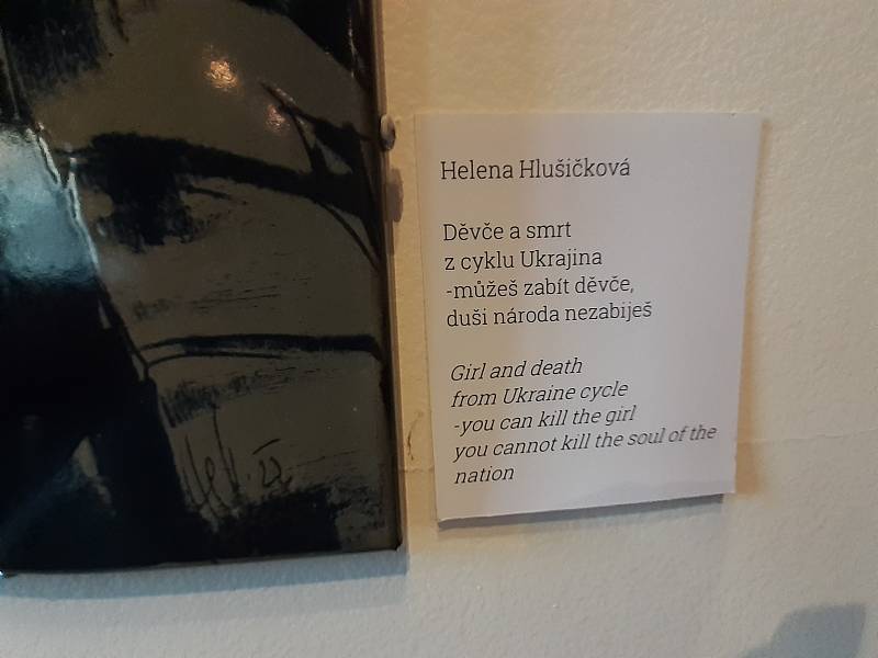 Básně ke smaltovaným obrazům z pera autorky Heleny Hlušičkové.