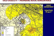 Rozptylové studie čížkovické cementárny.