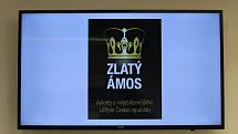 Slavnostní vyhlášení soutěže Zlatý Ámos se konalo v hotelu Olšanka v Praze 3.