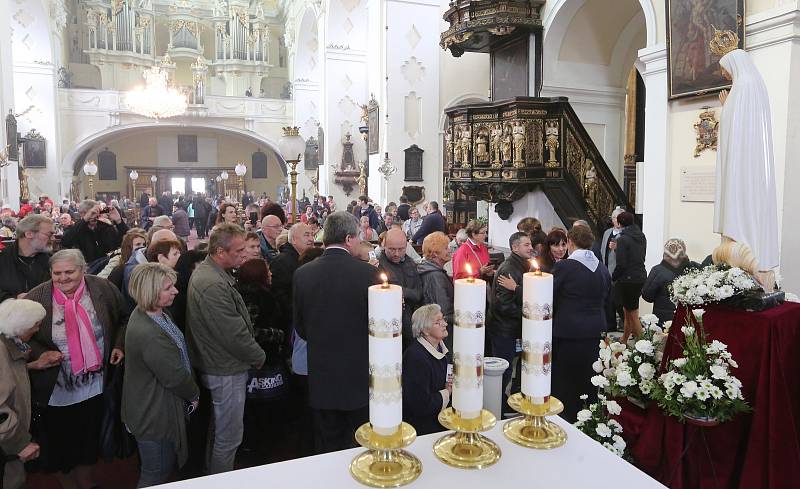 Milostná socha Panny Marie Fatimské zavítala do Litoměřic.