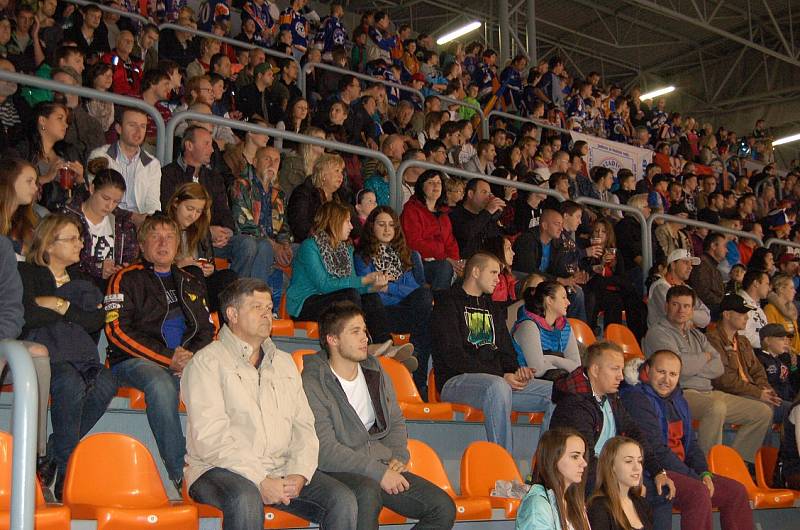 Stadion Litoměřice - Piráti Chomutov, fanoušci.