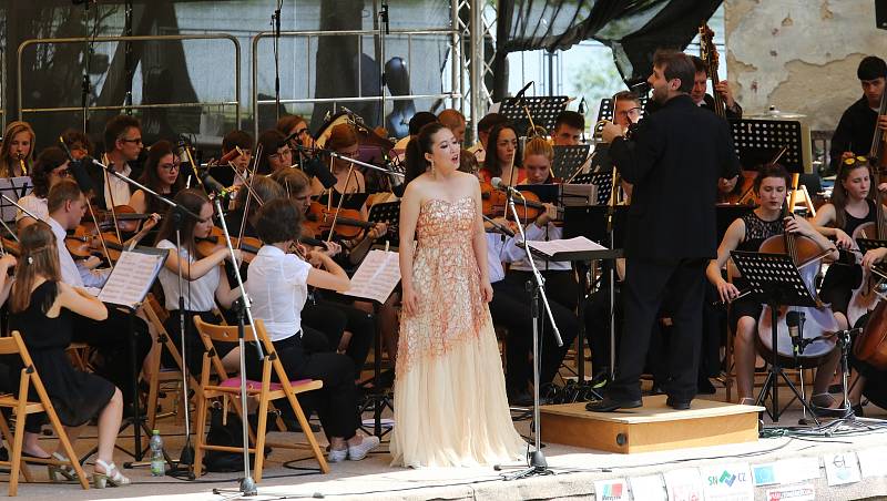 Vrcholem letošní Litoměřické letní filharmonie (LLF) byl nedělní koncert v letním kině.