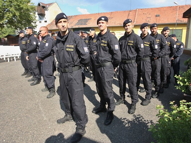 Zahájení Policejního mistrovství ČR speciálních pořádkových jednotek v Litoměřicích
