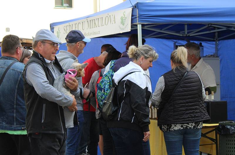 Na dvoře obecního úřadu v Liběšicích se v sobotu konal první ročník Liběšických hodů.