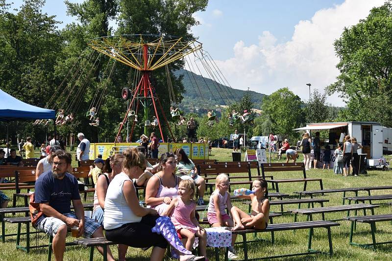 Špunt festival v lovosickém lesoparku Osmička