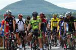 ZÁVODY. Pod „dohledem“ památné hory Říp se ve Vědomicích ve středu představilo téměř 150 cyklistů při závodech s hromadným startem.