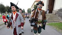 Josefínské slavnosti v sobotu začaly v Terezíně slavnostním pochodem městem.