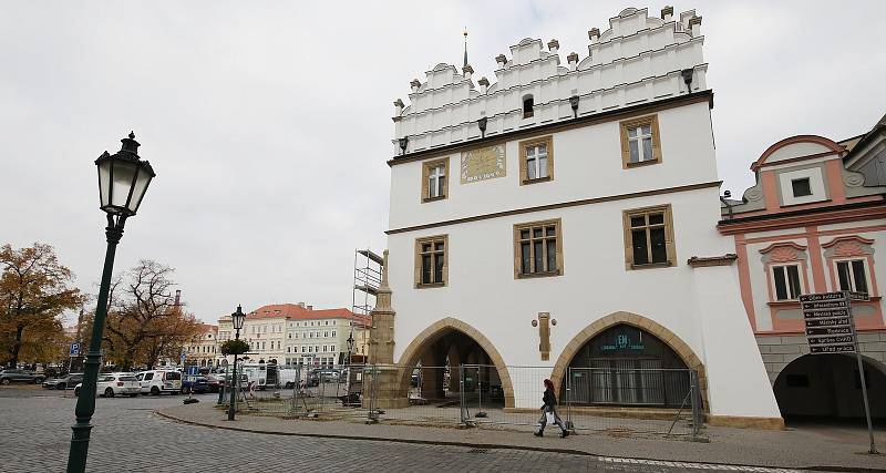 Stará radnice na náměstí v Litoměřicích, kde sídlí muzeum, má novou fasádu.