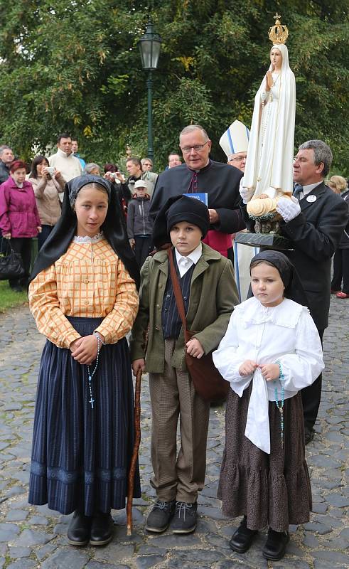 Milostná socha Panny Marie Fatimské zavítala do Litoměřic.