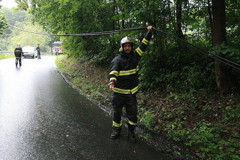 Sobota 7. srpna 2010 - silnice mezi Litoměřicemi a Sebuzínem.