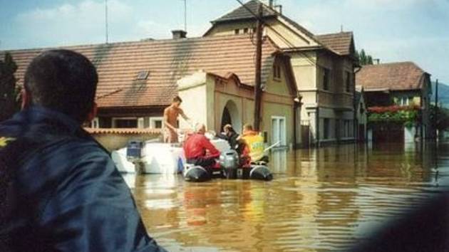 Povodně 2002, Terezín a České Kopisty