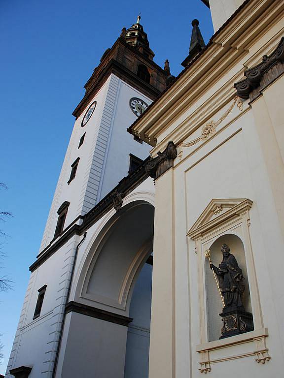 Věž u katedrály sv. Štěpána v Litoměřicích